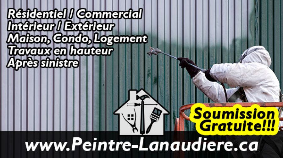 Peintre Lanaudière peinture Repentigny Terrebonne Mascouche lassomption résidentiel commercial