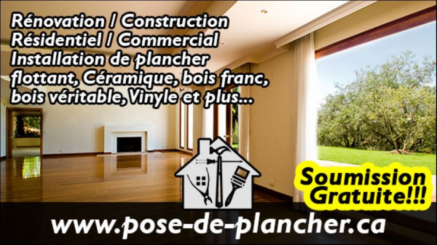 Pose-de-Plancher.ca Service d'installation de plancher résidentiel commercial